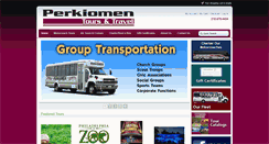 Desktop Screenshot of perkiomentours.com